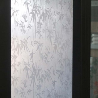 18" Bamboo  Window Film -  Privacy Window Decal